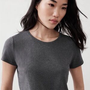 Banana Republic Timeless Tee Dark Gray
